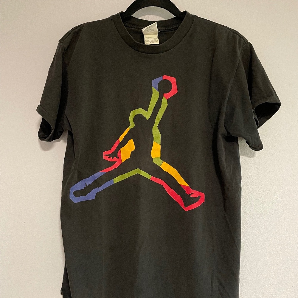 True Vintage Nike Air Jordan T-Shirt Tee Jumpman XL Michael Jordan USA